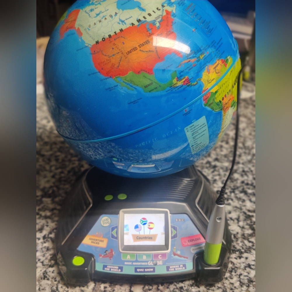 LeapFrog Magic Adventures Interactive Globe – Tested & Working